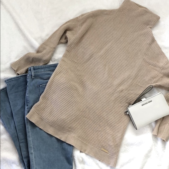 MICHAEL Michael Kors Oatmeal Knit Sweater - Picture 8 of 9